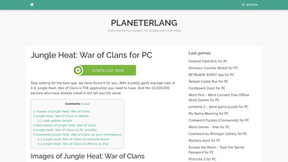 Jungle Heat: War of Clans image