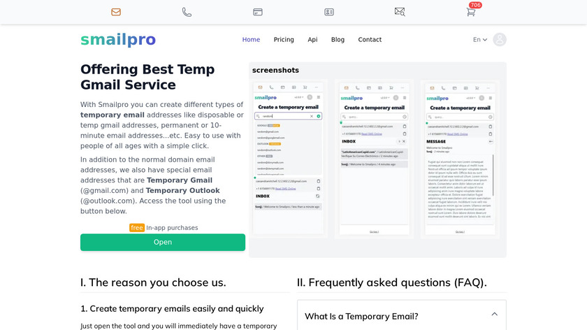 SMAILPRO Landing Page
