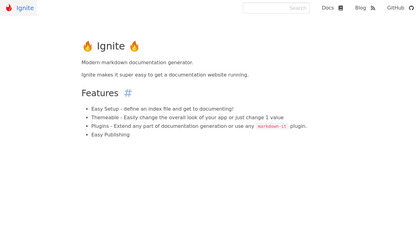 Ignite (documentation generator) image