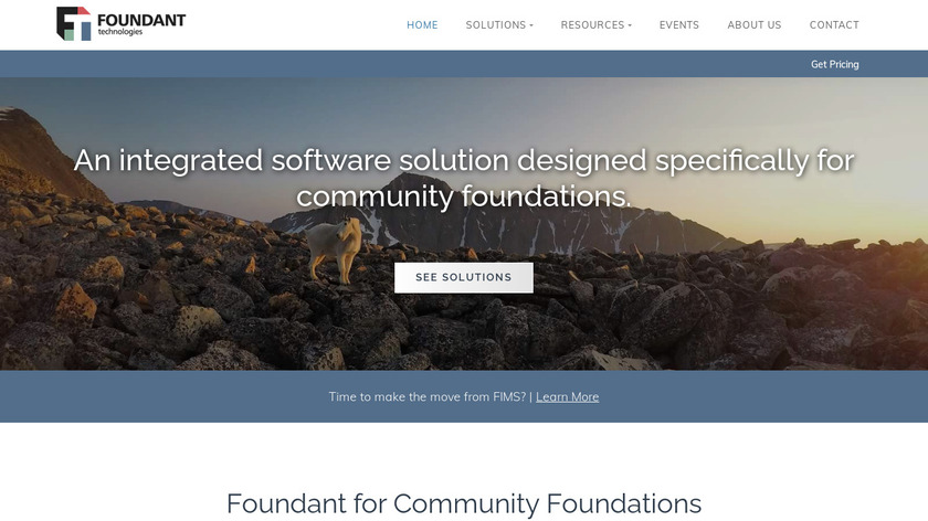 Foundant CommunitySuite Landing Page