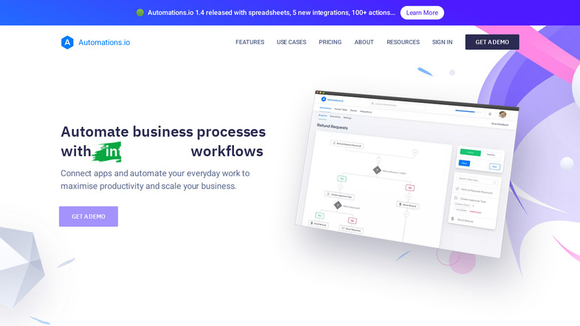 Automations.io Landing Page