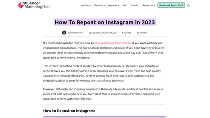 Reposty for Instagram image