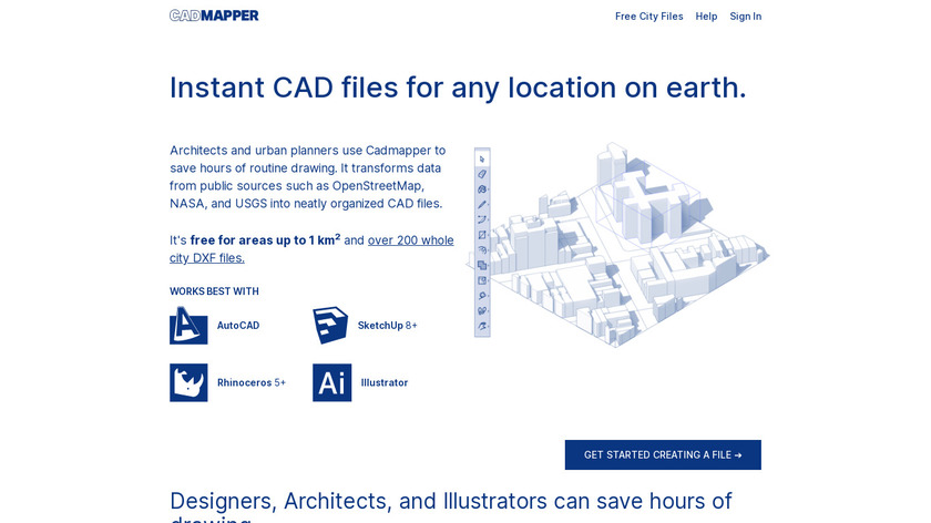 CADMAPPER Landing Page