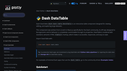 Dash DataTable image