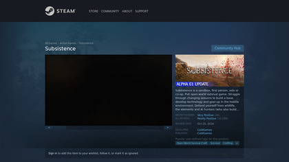 Subsistence image