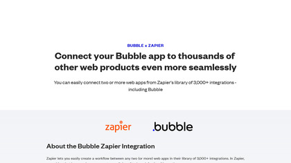 Official Bubble Zapier Integration image