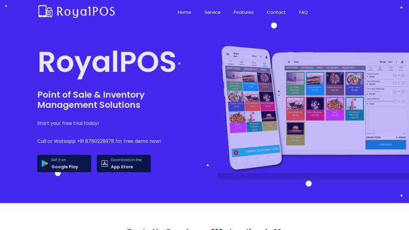 RoyalPOS Landing Page