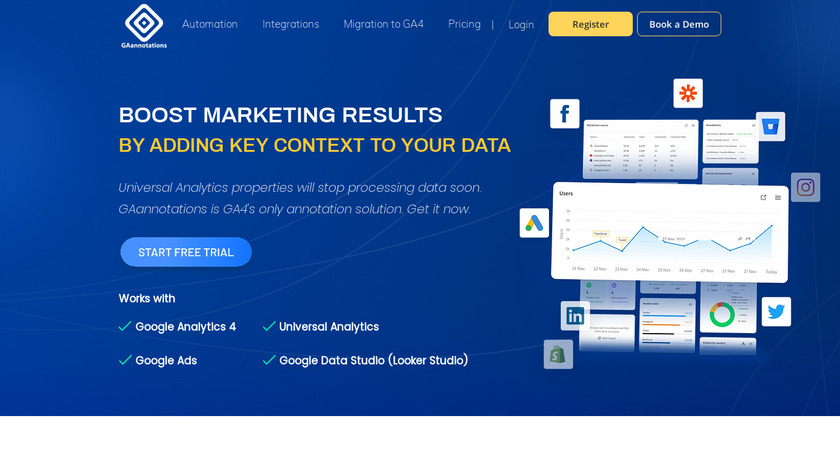 GAannotations Landing Page