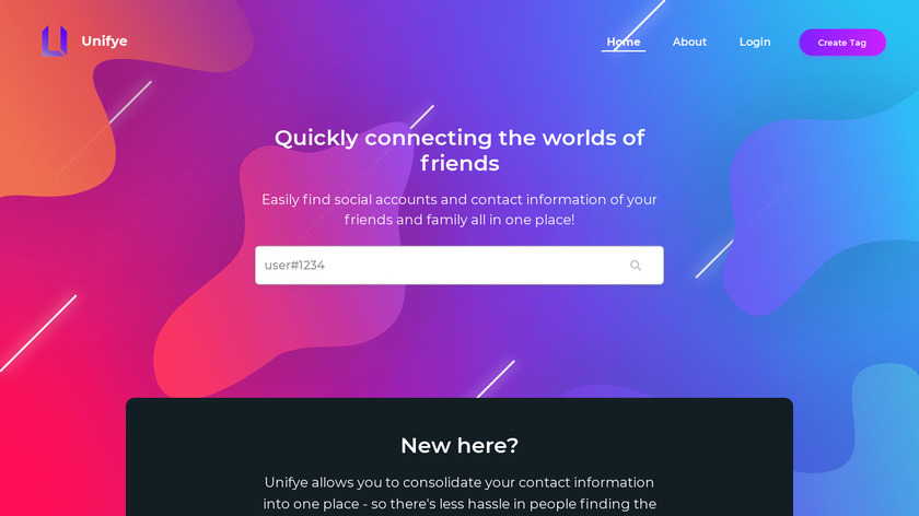 Unifye Landing Page