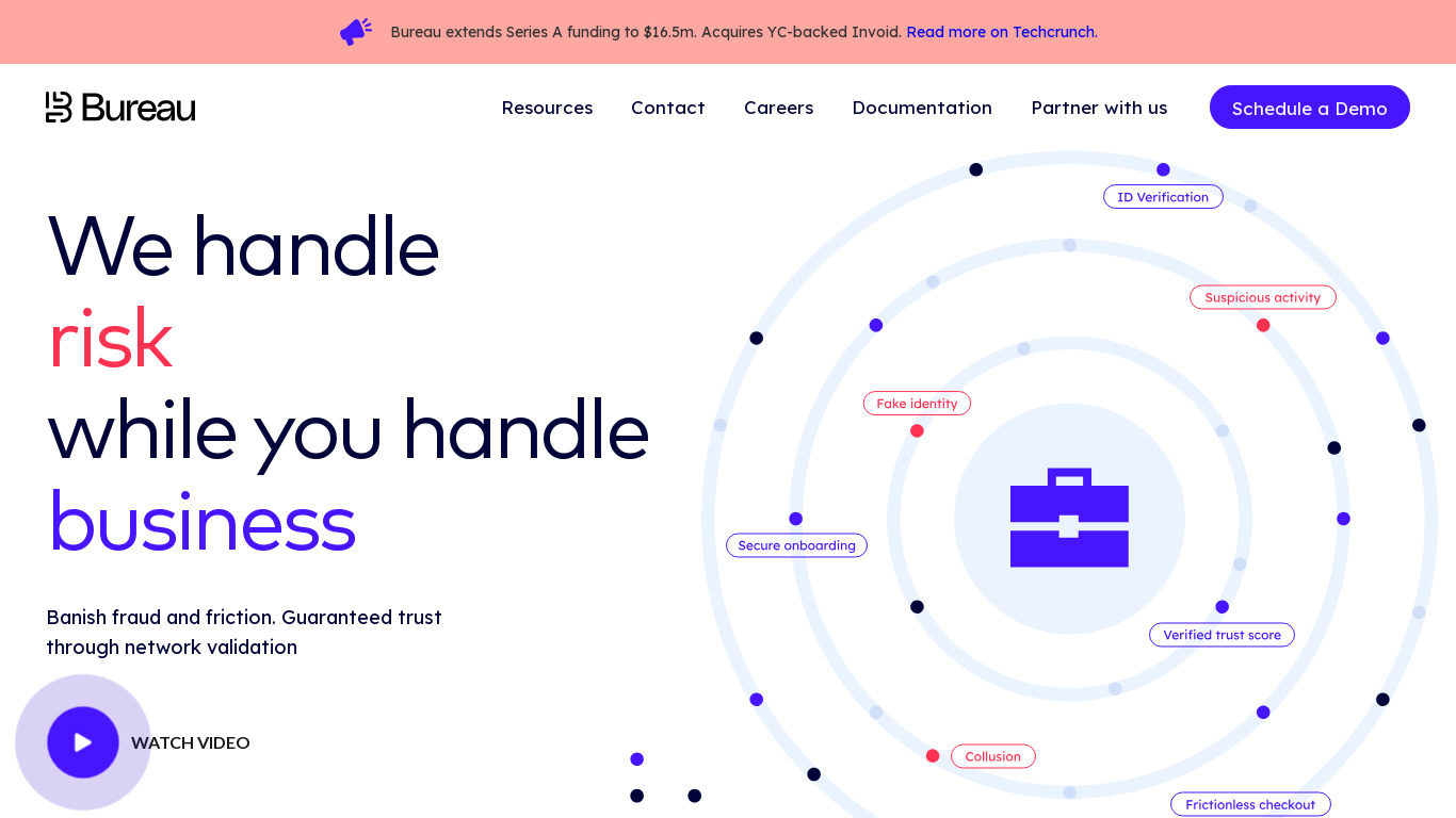 Invoid Landing page