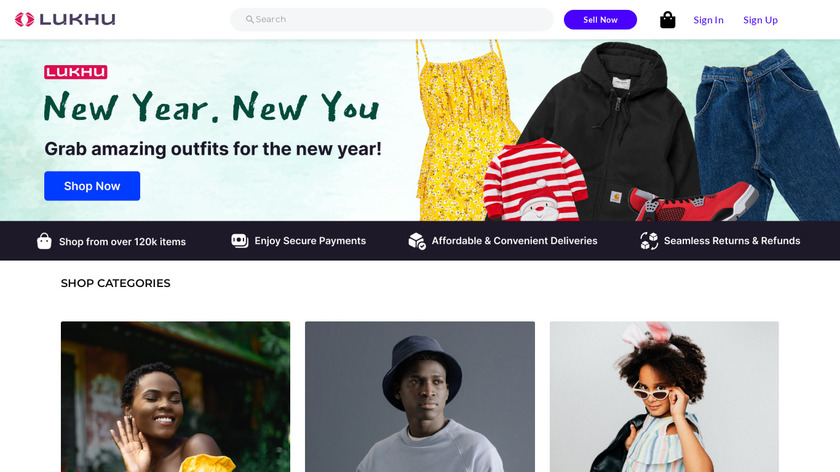 Lukhu Landing Page