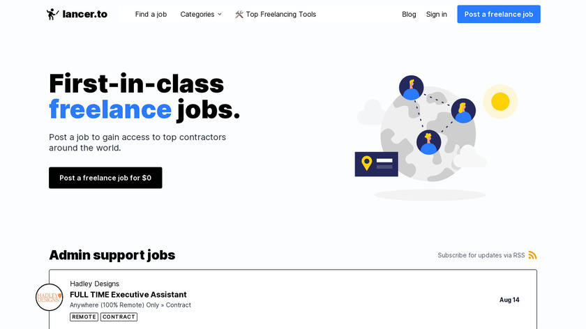 lancer.to Landing Page