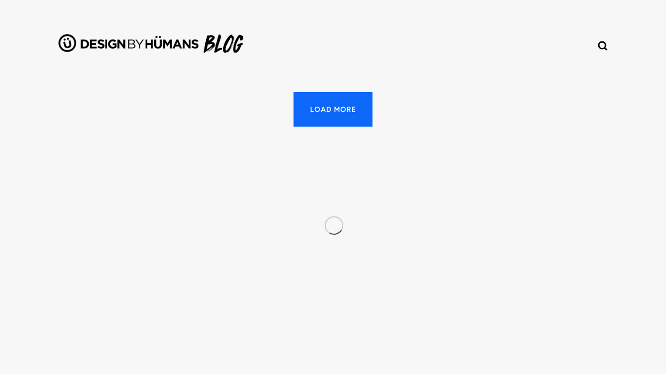 DesignByHumans Landing page