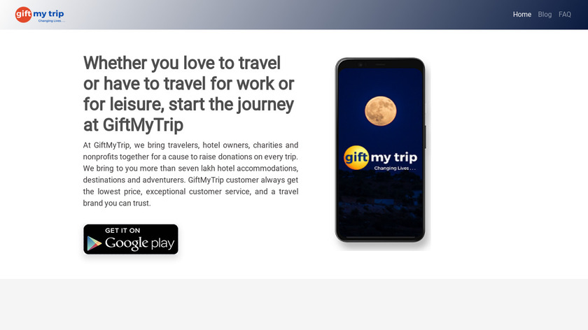 GiftMyTrip Landing Page