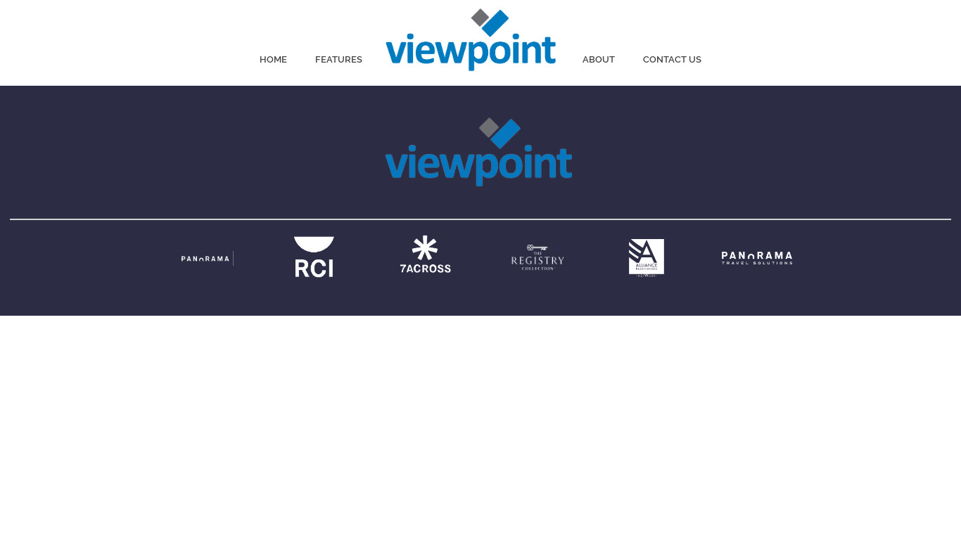 Viewpoint Web Landing page