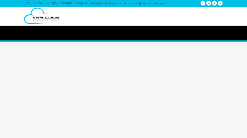 Avail Clouds Landing Page