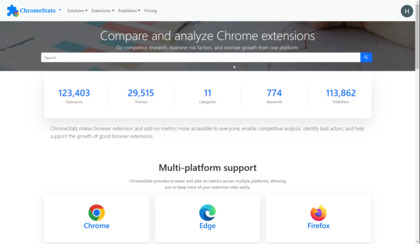 ChromeStats screenshot