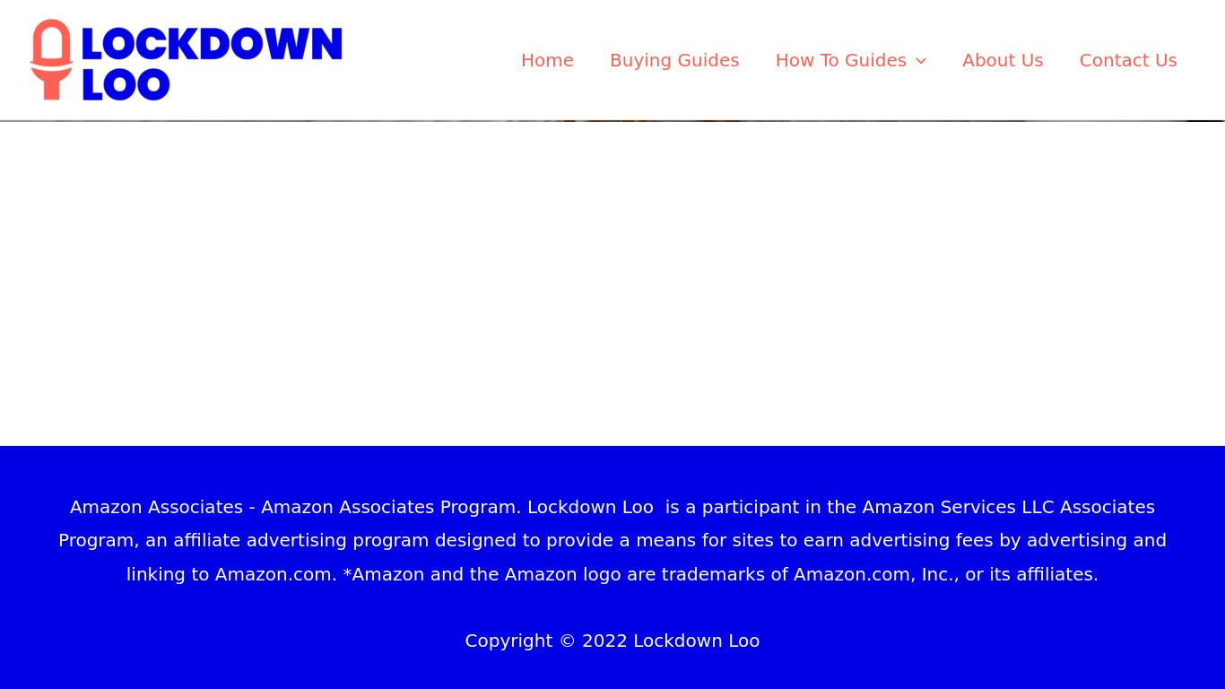 Lockdown Loo Landing page