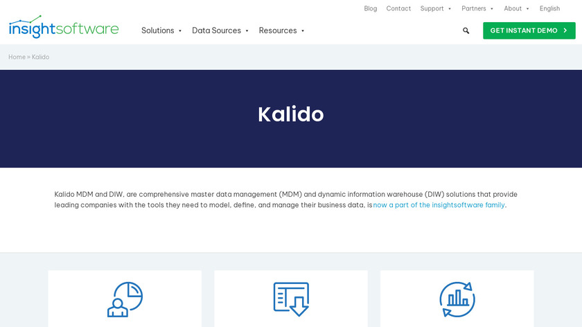 Kalido Information Engine Landing Page