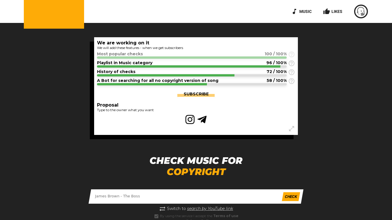 eProves Landing page