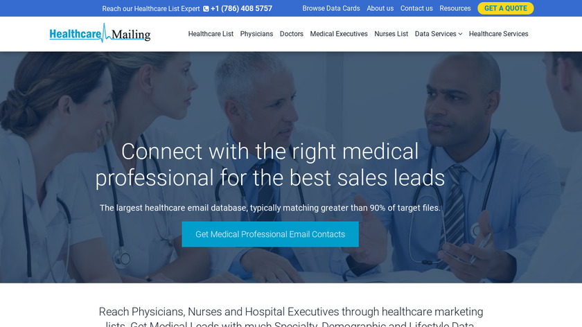 Healthcare Mailing Landing Page