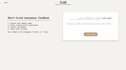 tusk (thought you should know) image