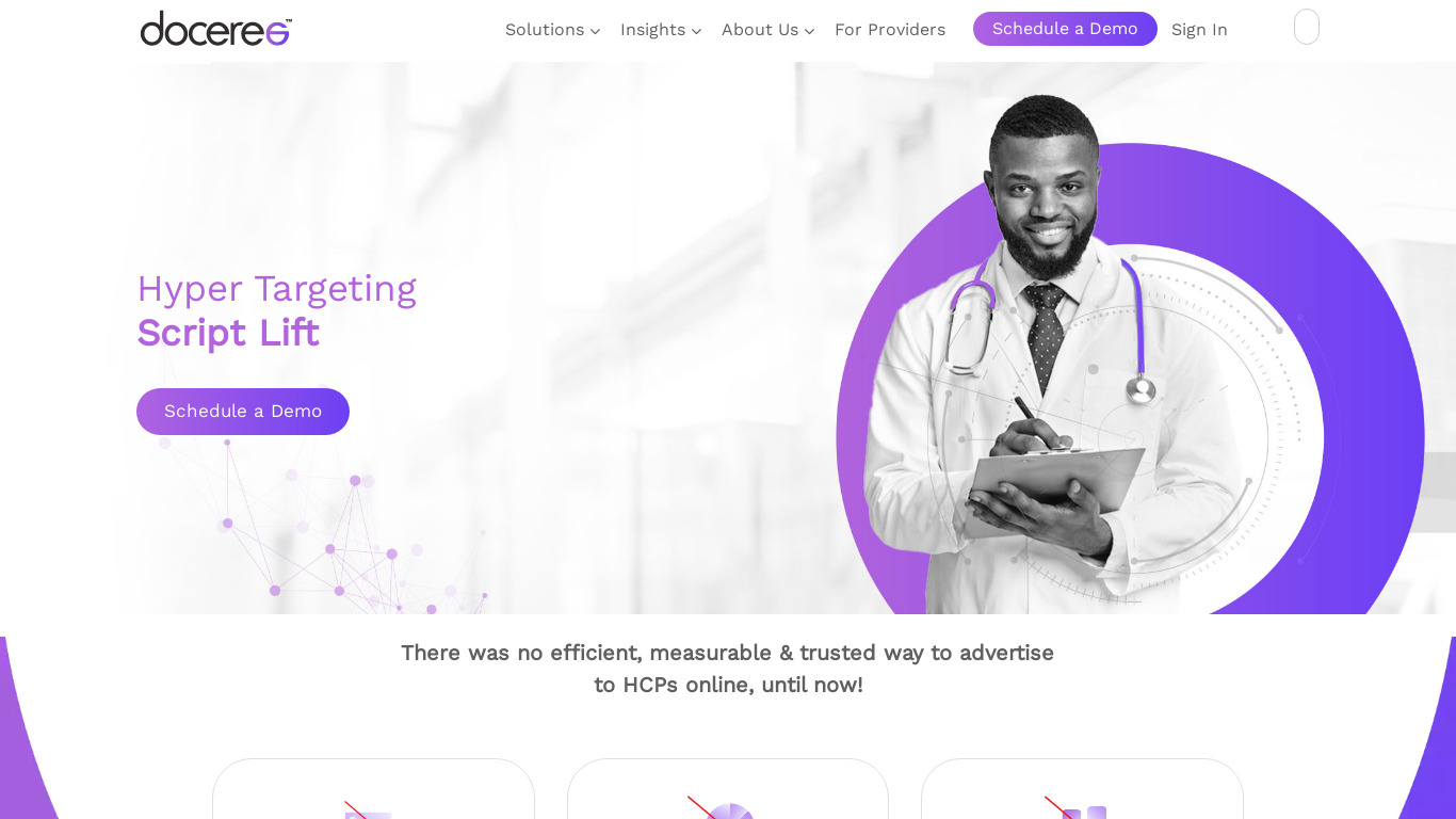 Doceree Landing page