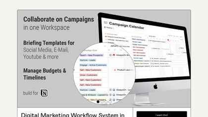 Digital Marketing Workflow System image
