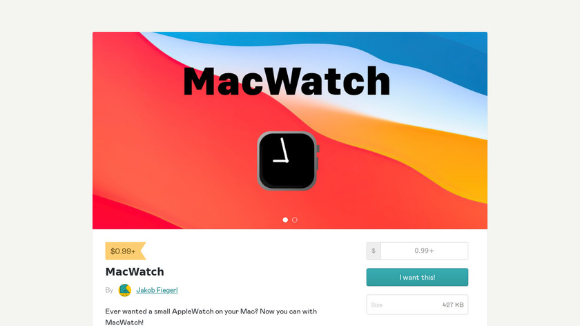 jakobfiegerl.gumroad.com MacWatch Landing Page