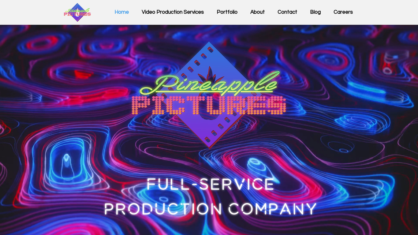 Pineapple Pictures Landing page