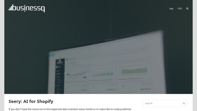 Seery Landing Page
