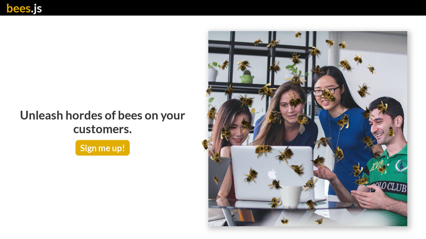 Bees.js Landing Page