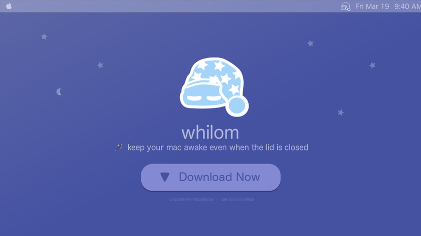 whilom Landing Page