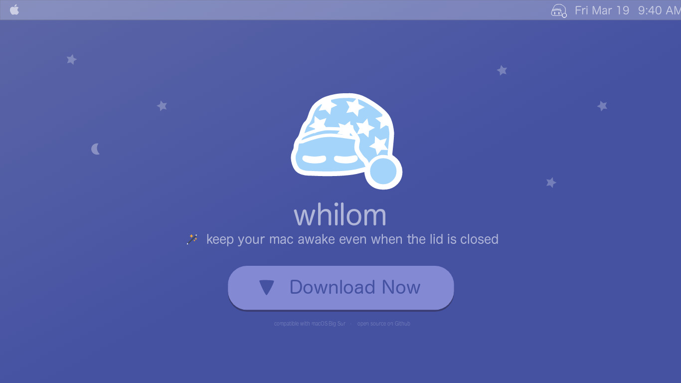 whilom Landing page