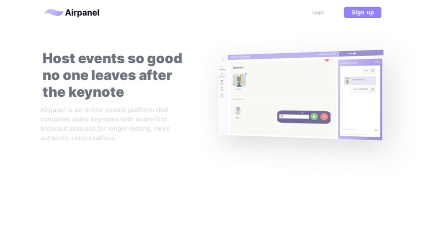 Airpanel.co Landing Page
