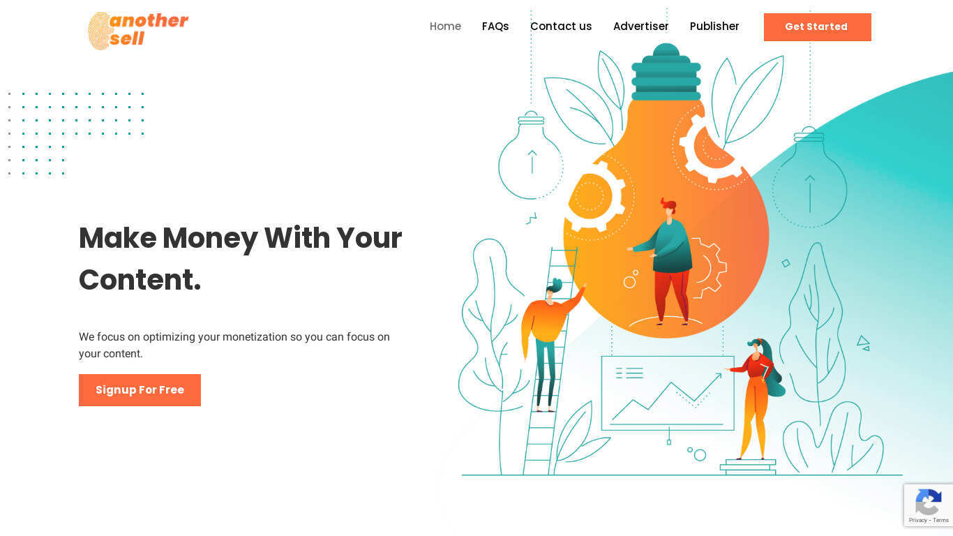Anothersell Landing page