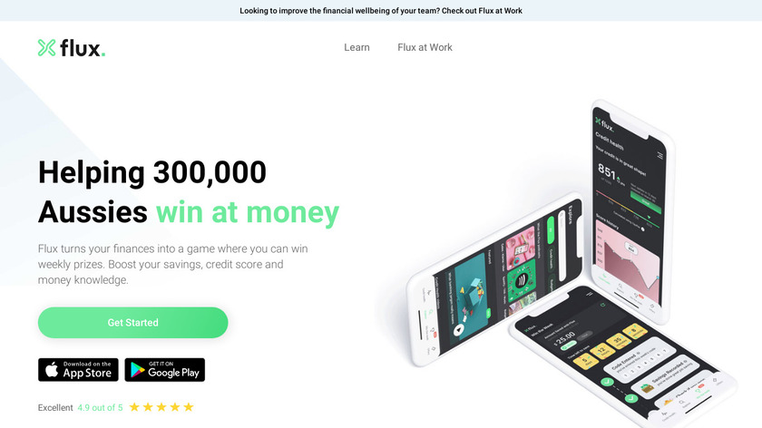 Flux Finance Landing Page