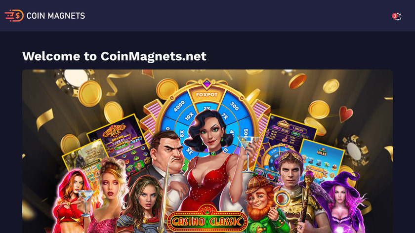 Coinmagnets.net Landing Page