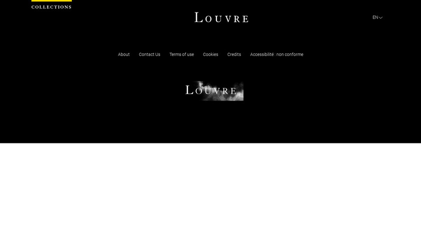 Louvre Museum Online Landing Page