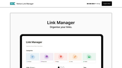 Notion Link Manager image