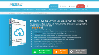 Softaken PST to Office365 Importer image