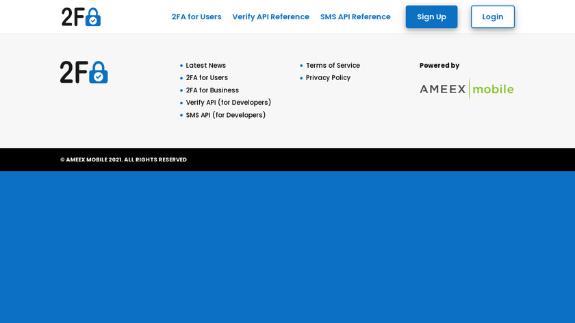 2FA.link Landing Page