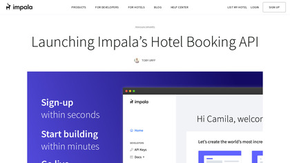 Impala Hotel Booking API screenshot