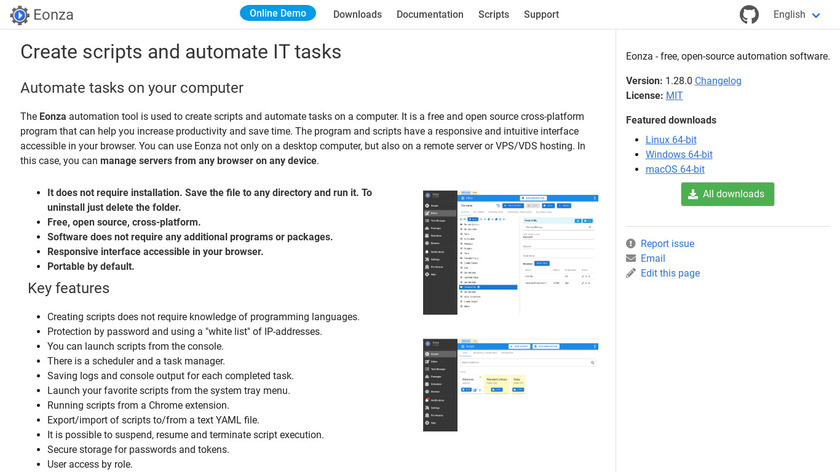 Eonza Landing Page