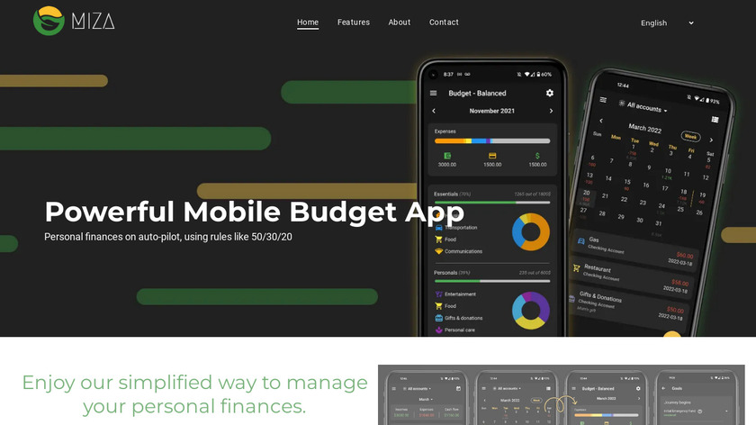 Time for Budget Landing Page