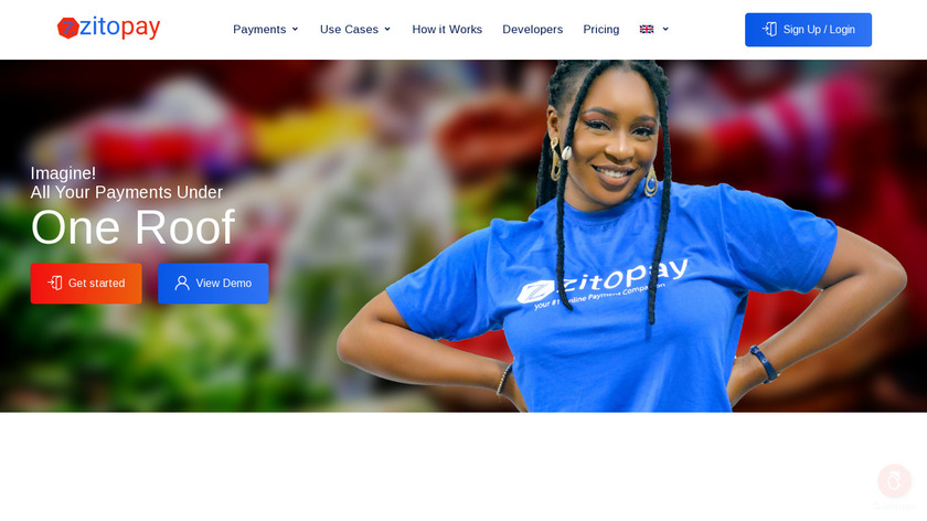 Zitopay Africa Landing Page