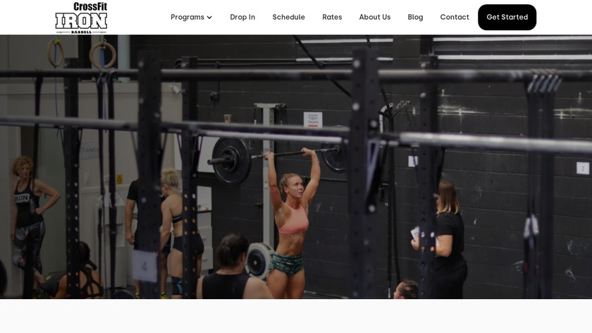 Iron Barbell Landing Page