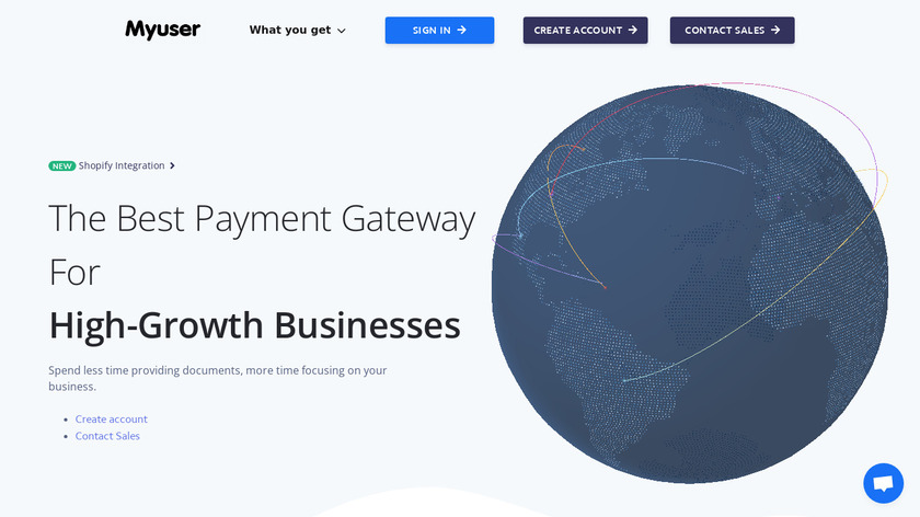 MyUser Landing Page