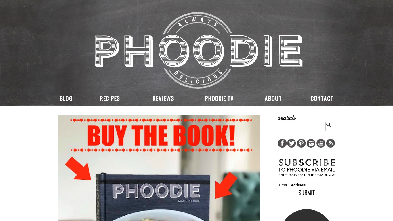 Phoodie Landing page