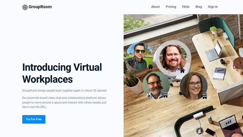 GroupRoom Landing Page
